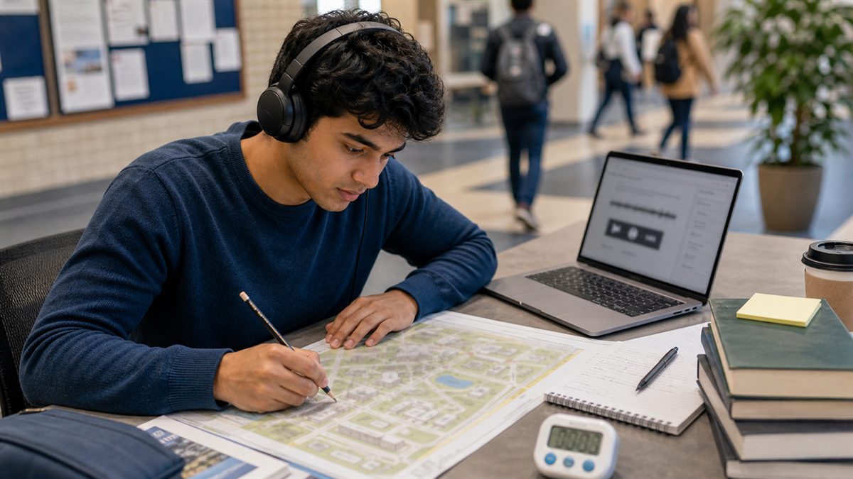 IELTS Listening Map Labelling Practice: How to Review This Real Official Task Type
